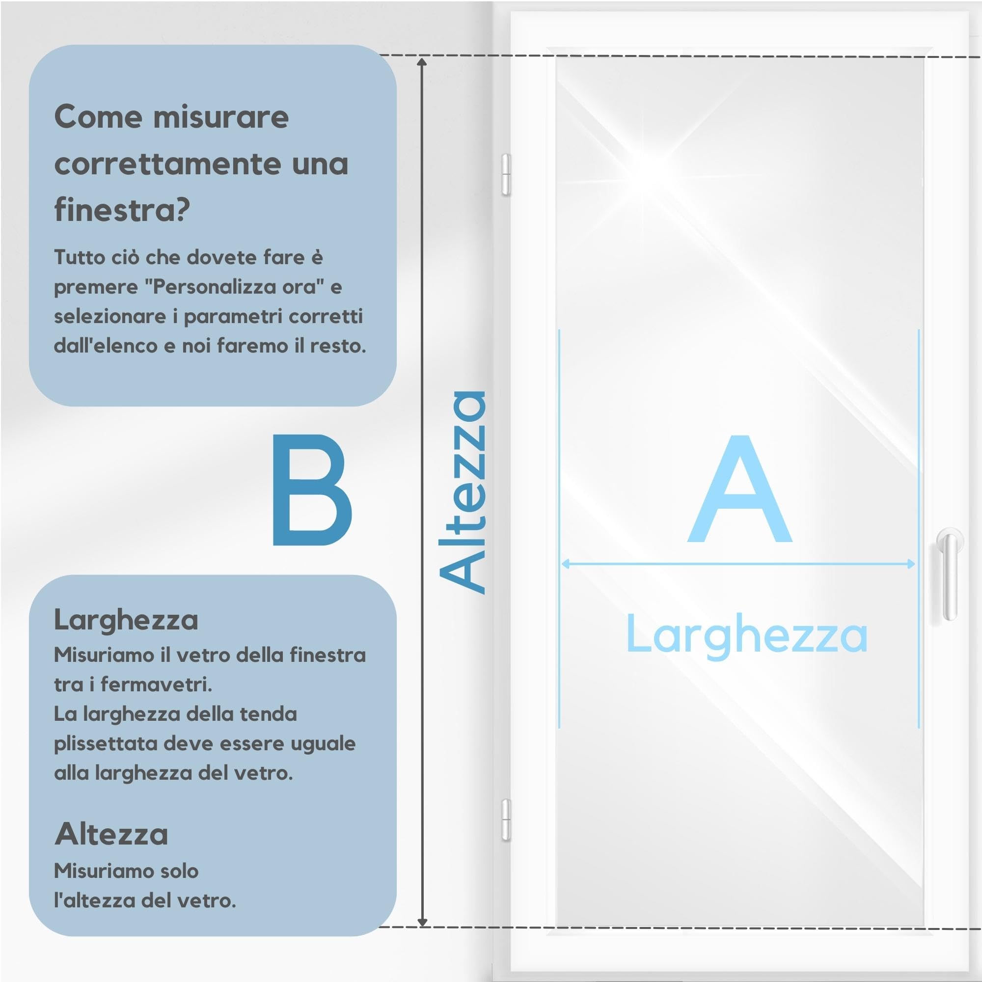 Zero Home - Tende Plissettate Termiche su Misura con Foratura,100% Oscuramento,Montaggio a Vite,Veneziane da Interno, Tende per Finestre,Tendine Finestra a Vetro,Larghezza 30-129 cm,Altezza 50-149 cm