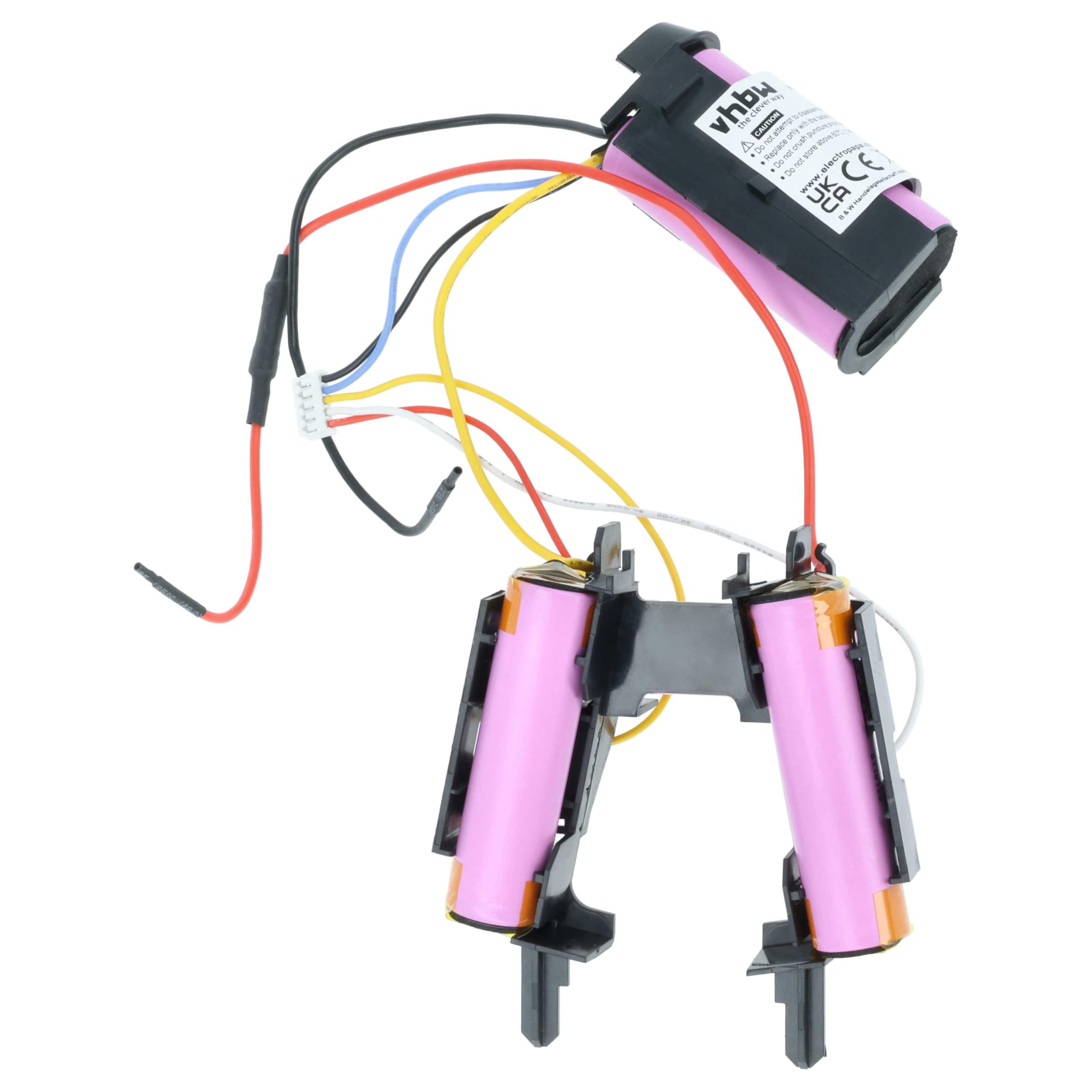 vhbw Akumulator kompatybilny z AEG CX735 | CX7-2-B360 FLOOR ST 900940738 00, CX7-2 FLEX 90027758900 odkurzacz (2500 mAh, 18 V, litowo-jonowy)