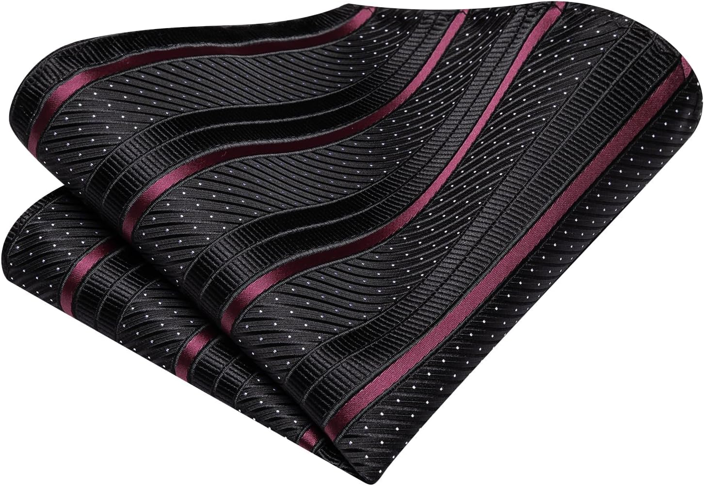 Dubulle 63 inches Extra Long Ties for Big and Tall Men Mens Necktie and Lapel Pin Clips Handkerchief Cufflinks Business