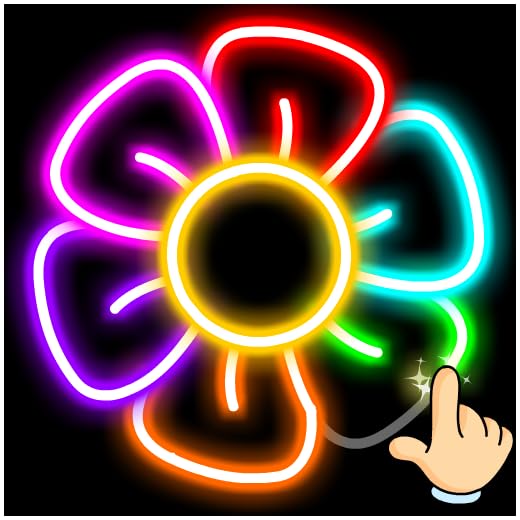 Kids Doodle - Glow Coloring & Drawing Games