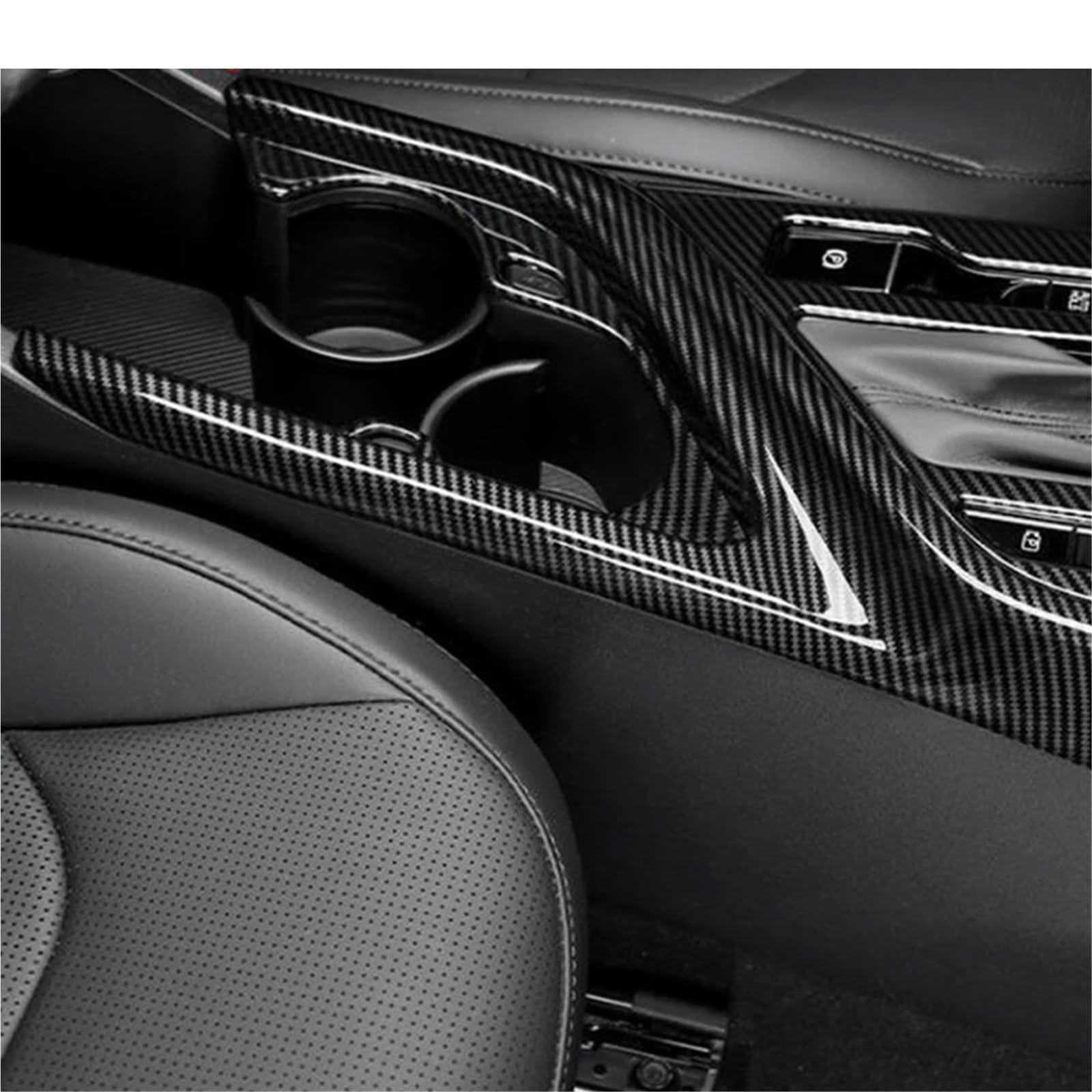 Auto Center Konsole Wasser Tasse Halter Rahmen Abdeckung Trim Innen Zubehör Für Kia Für NIRO 2022 2023 2024 2025