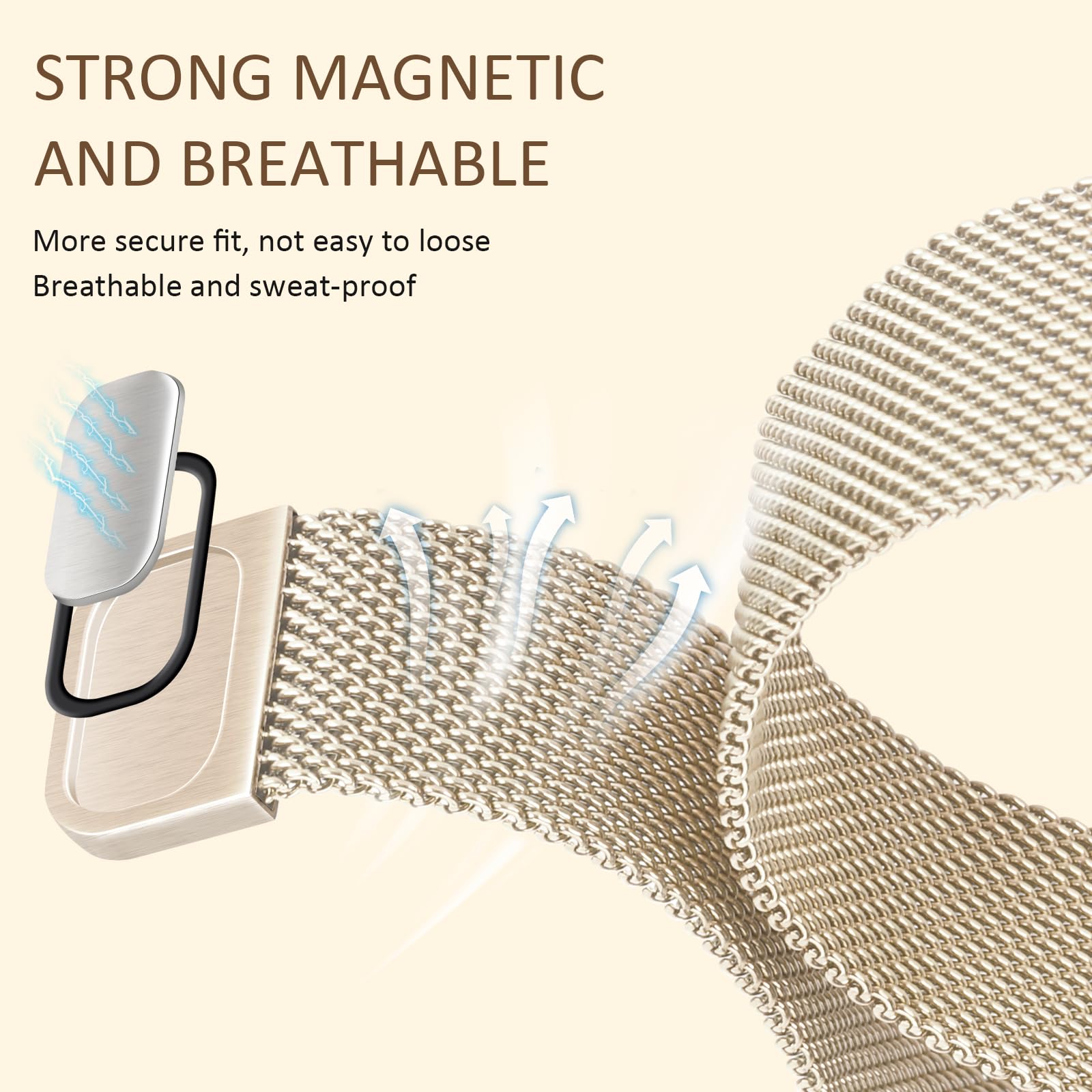 Bling Mesh Loop Smartwatch-Armband