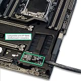 LINKUP – Kabel wewnętrzny 16G U.2 (85Ω 85ohm PCIe Gen 4 Mini SAS HD do U.2/SFF-8643 do SFF-8639 Cable) z zasilaniem SATA – 0,6 metrów/2 stopy