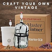 Vista 6 de Master Vintner Wine Making Starter Kit – Complete Home Fermentation Equipment for 6 Gallons – Compatible with Wine Recipe Kits
