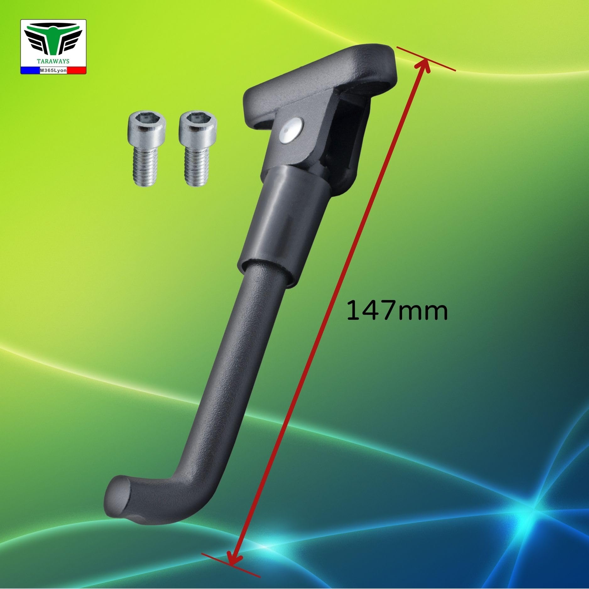 Kit Rehausse Garde-boue Et Béquille Xiaomi M365 - Pro, 2, 1S, Essential - Utopya Rouge