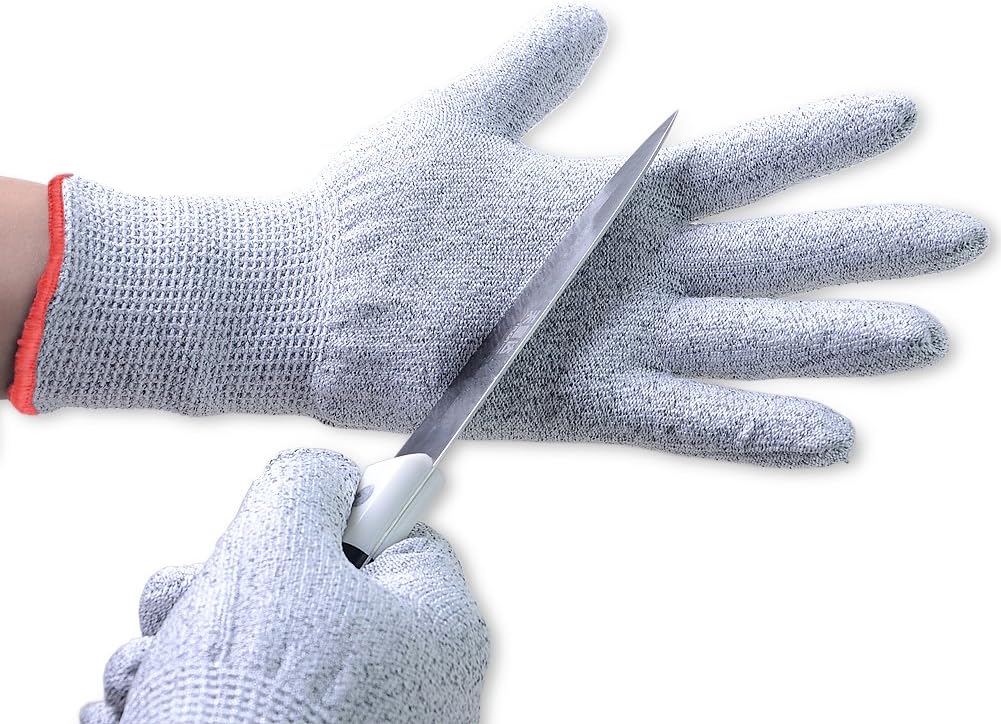 Aituo1 Pair Cut Resistant Kitchen Gloves - High Performance Level 5 Protection, Food Grade, EN 388 Certified