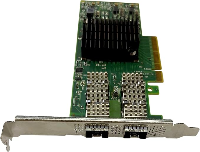 Tarjeta de Red Ethernet de 25 Gbps con Conectividad PCI-E 3.0 X8, 2 puertos QSFP+, modelo MCX4121A-ACAT, marca YiBaoTong miniatura 5