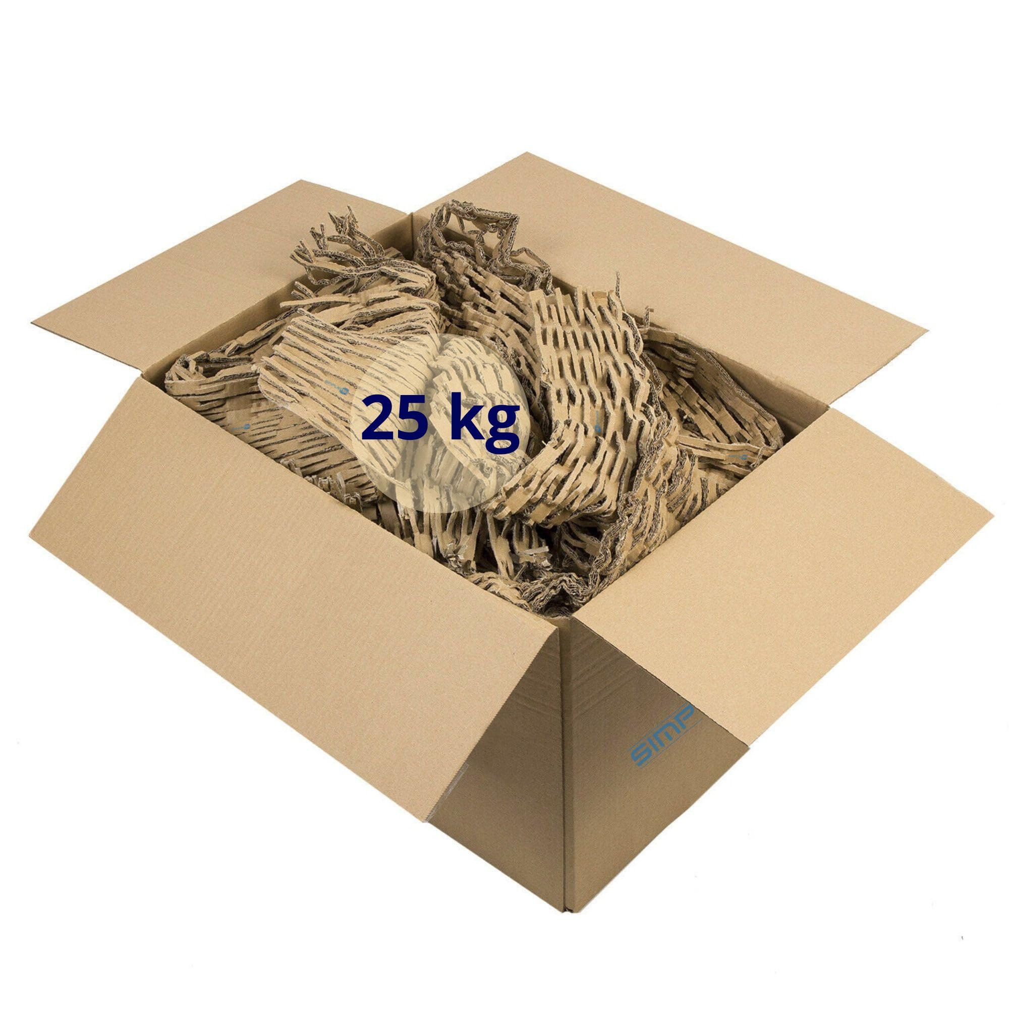 SIMPLETEK - 5x Cartone Triturato per Imballaggio 5kg | Materiale di Riempimento Riciclato | Alternativa a Pluriball (25kg totali)