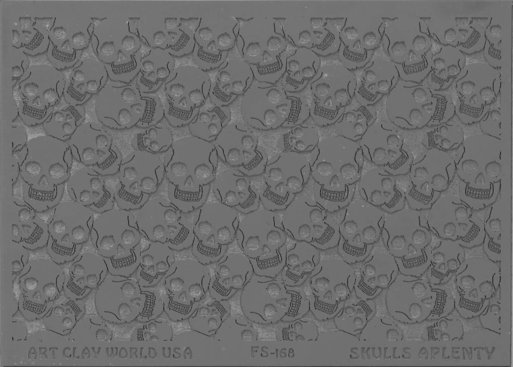 FlexiStamps Texture Sheet Skulls Aplenty Design - 1 pc.