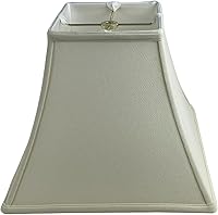 Vista 29 de Royal Designs pantalla para lámpara Fancy Square Bell - Blanco - 7 x 16 x 12.75 pulgadas