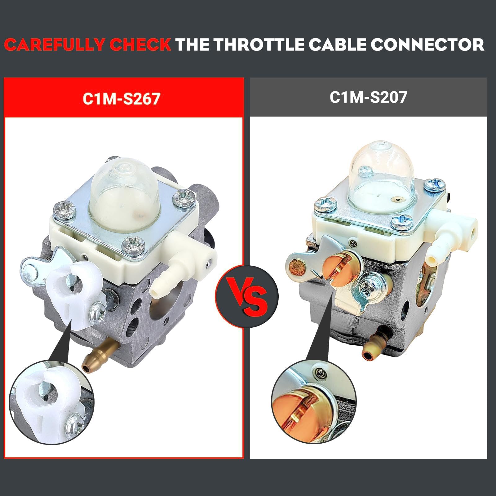 FS56RC Carburetor Kit Compatible for Stihl FS56RC FS70R KM56C HT56C – Replaces 4144 120 0608, C1M-S267A with Air Filter, Fuel Lines, Spark Plug & Adjustment Tool?
