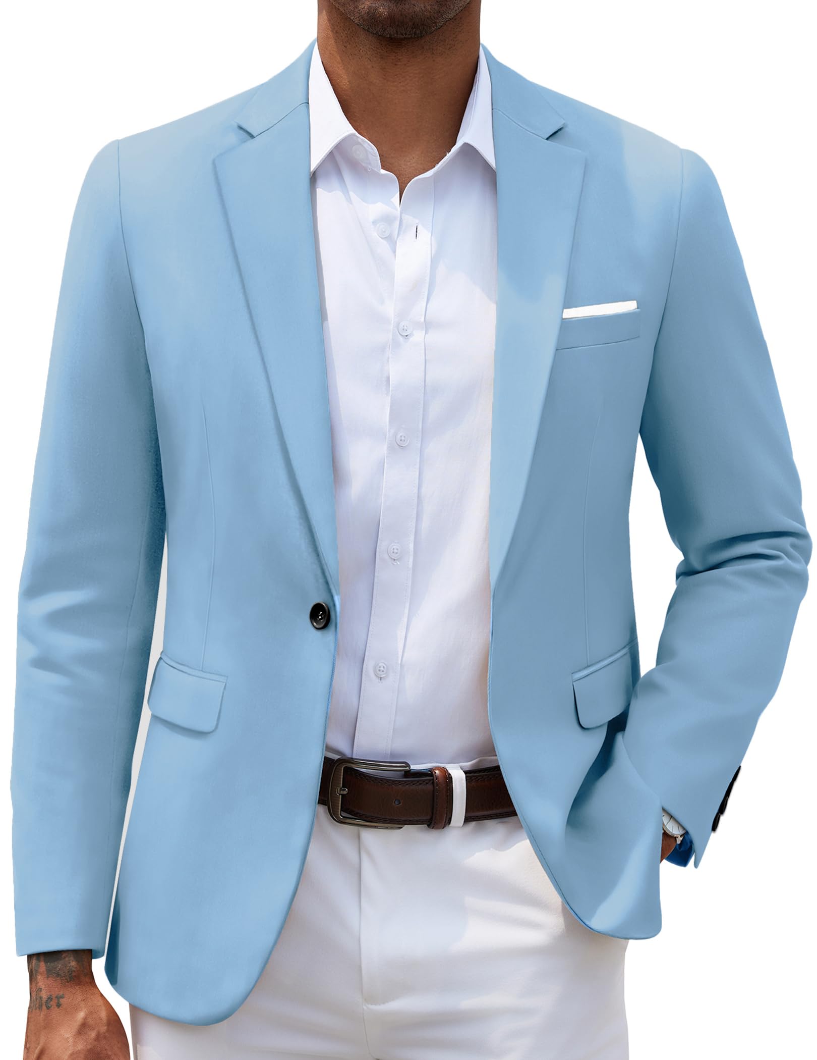 COOFANDY Blazer Casual da Uomo Ztj007744