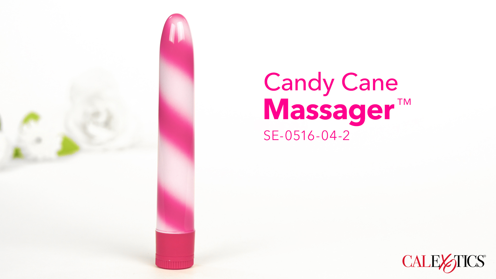 Amazon.com: California Exotics Waterproof Candy Cane Vibrator, Pink, 7" :  Health & Household