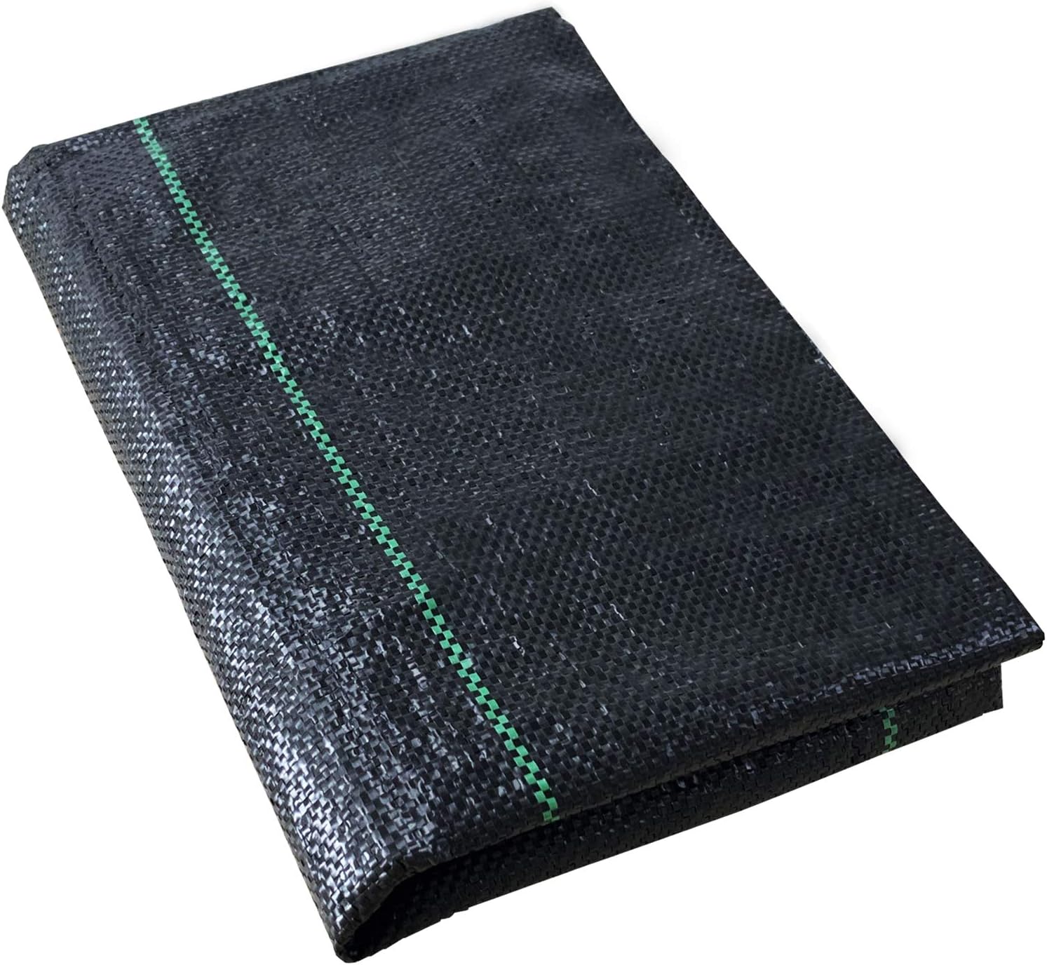 CLEYCYE Woven Weed Barrier Fabric, Heavy-Duty Weed Barrier Membrane Ground Cover Landscape Fabric, Ideal for Using in Patios, Garden, Yard, Flower beds, Landscaping, Pathways, Under Decking 6.5 X 33ft