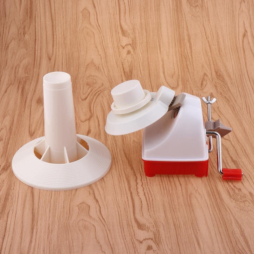 Large Capacity Hand-Operated Yarn Ball Winder, Weight and Low Noise Jumbo Fiber Winding Tool, Perfect for Needlecraft Enthusiasts and Home Knitters