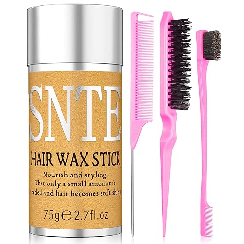 Hair Wax Stick Slick Back Hair Brush Set – Frizz