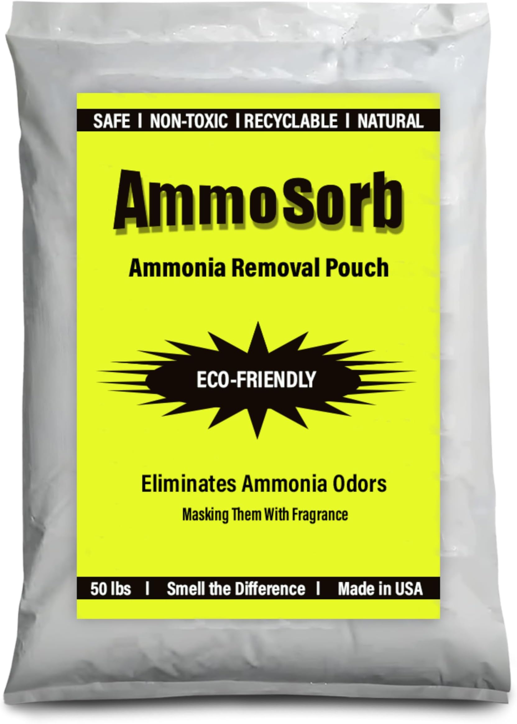 - Natural Ammonia Smell Eliminator Deodorizing Granules: 50 lb.