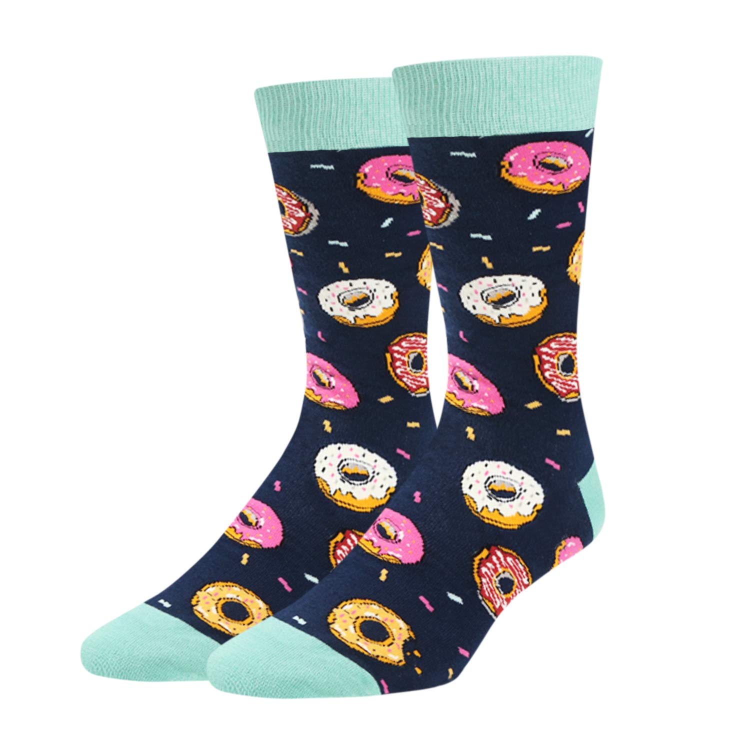 HappypopBowling Baseball Fishing Golf America Flag Hunting Poker Dad Socks for Men, Bowling Baseball Cycling Lover Gifts