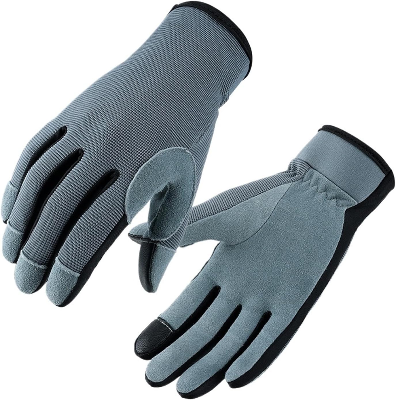 Leather Working Gloves Heavy Duty Garden Gloves for Men Women for Ranching Farming Gardening