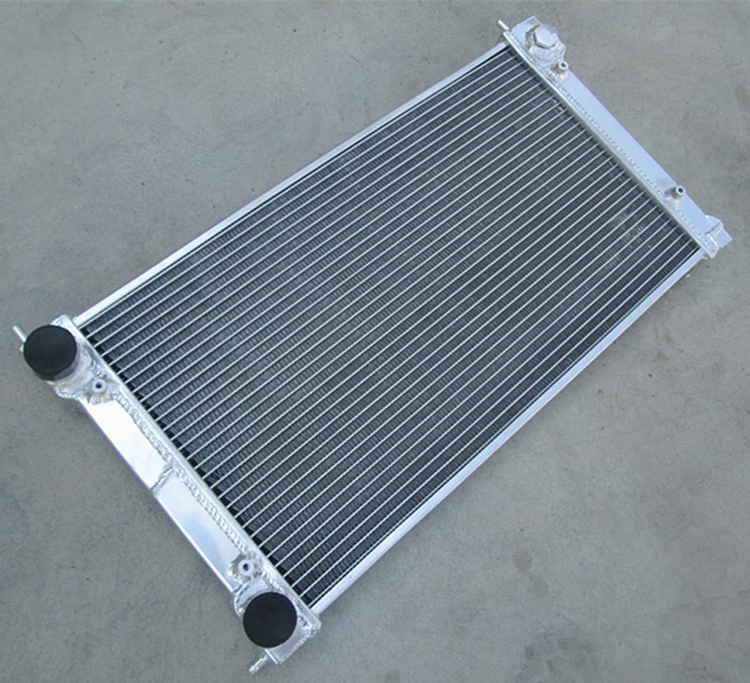 Aluminum Radiator For Volkswagen VW Golf MK1/2 MK1 MK2 GTI/Scirocco 1.6 1.8 8V, Silver