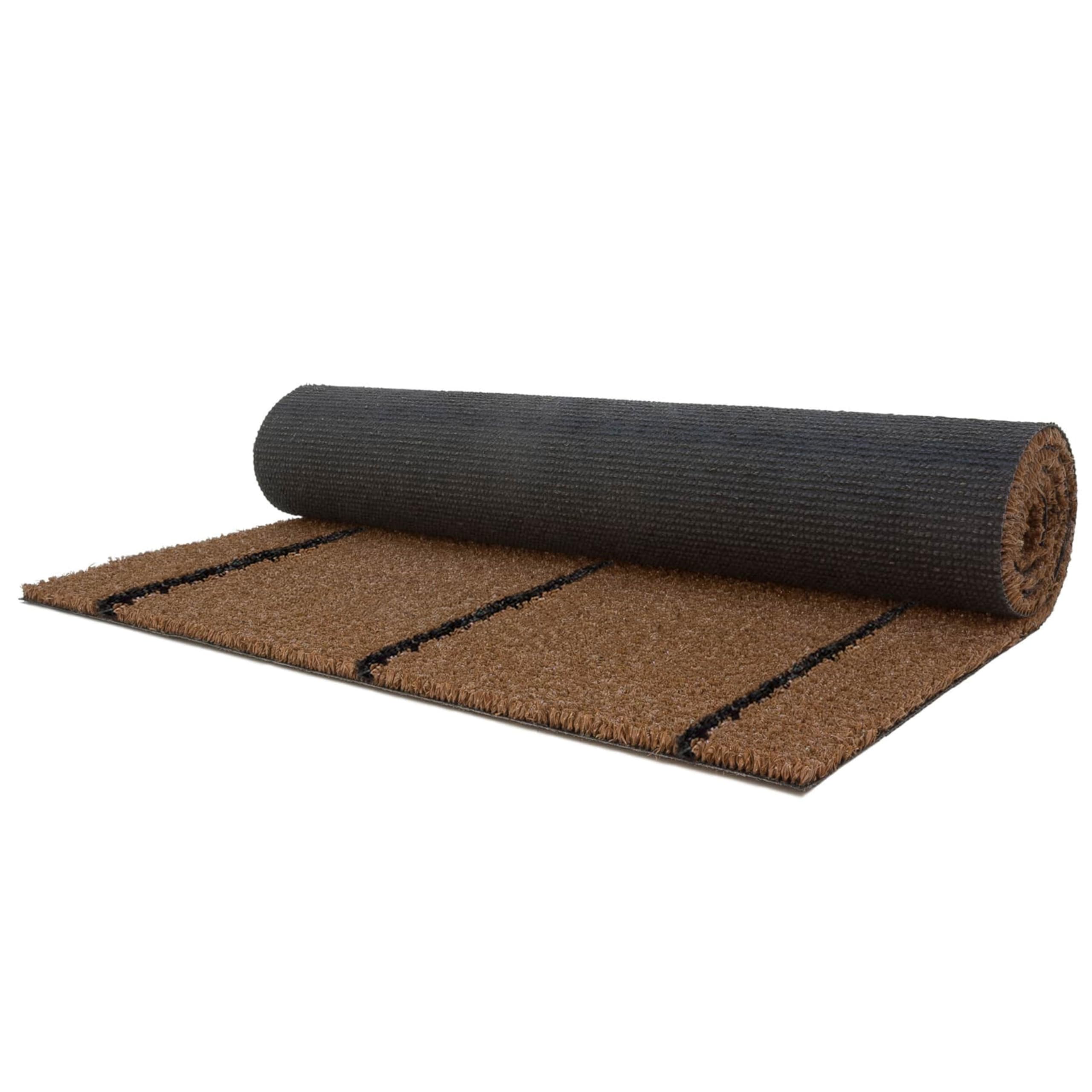 Primaflor Kunstrasen Teak | 200x150 cm | Braun | 9,5 mm | UV-stabil & wetterfest | wasserdurchlässiger Outdoorbelag | Bootsdeck Belag in Teak-Optik für Boot, Schiff, Balkon & Terrasse