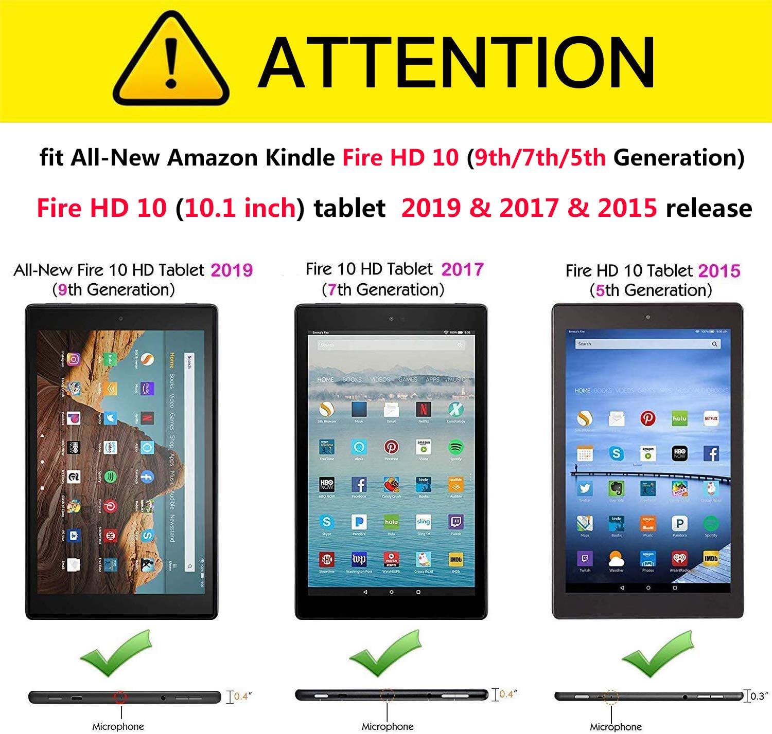 80% оƒƒ Dіѕсоunt UUcovers for Amazon Kindle Fire HD 10 Tablet 9th/7th/5th Generation 10.1 Case 2019/2017/2015, Smart Folio Stand with Card Pencil Holder [Auto Wake/Sleep] PU Leather Wallet Cover, Purple Panda Galaxy