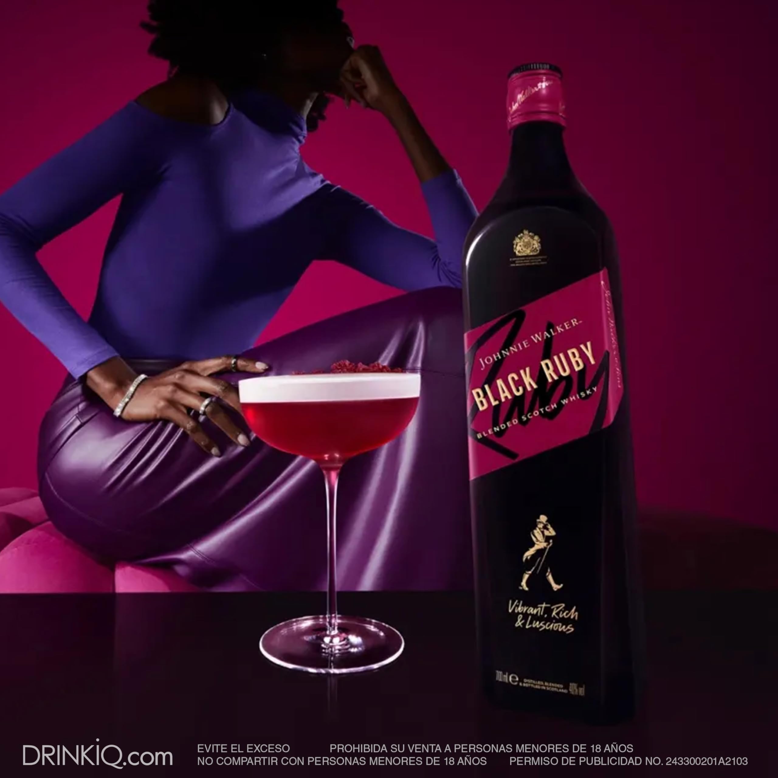Johnnie Walker, Black Ruby 750 ml, Whisky Blended Scotch