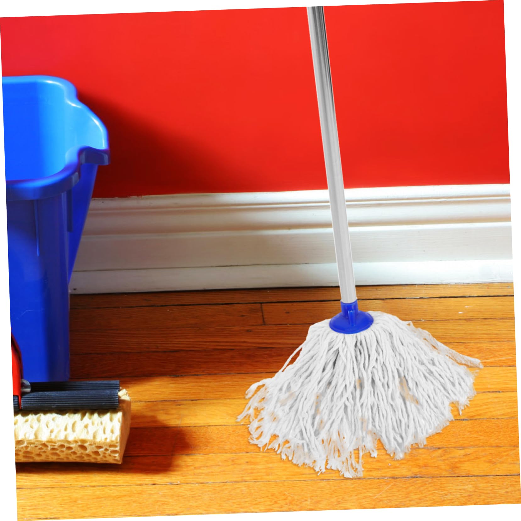 3pezzi Testina di Ricambio per Scopa Corda di Cotone Assorbente Ricambi Mop per Pulizia Pavimenti