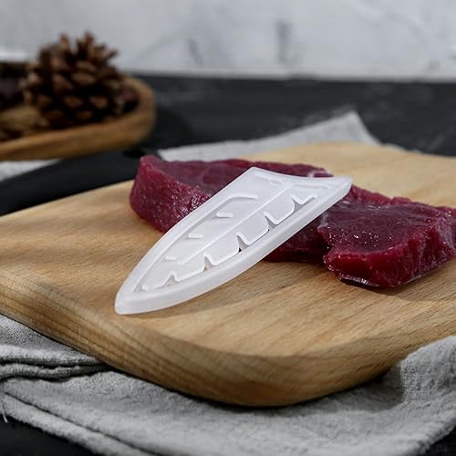 Vista 327 de XYJ Juego de 2 fundas de cuchillo de seguridad para cuchillos, protector de borde, funda universal para cuchillos, chef, cuchillo de cerámica