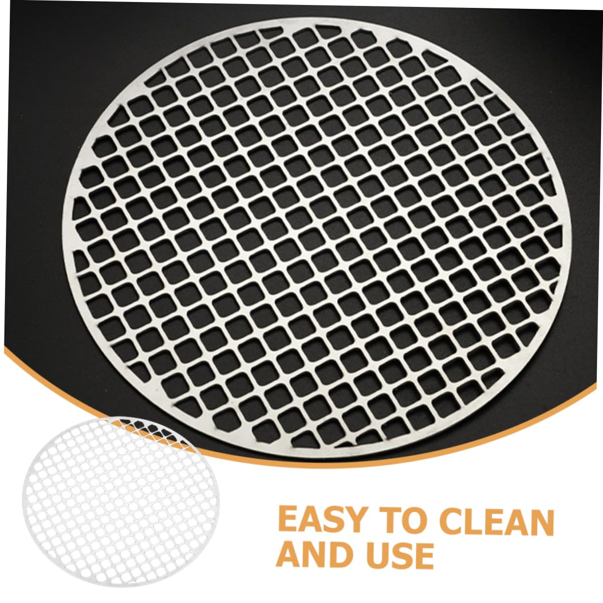 IWOWHERO Stainless Steel Barbecue Mesh Grill Net for Grilled Vegetables Cage Outdoor BBQ Grilling Mat