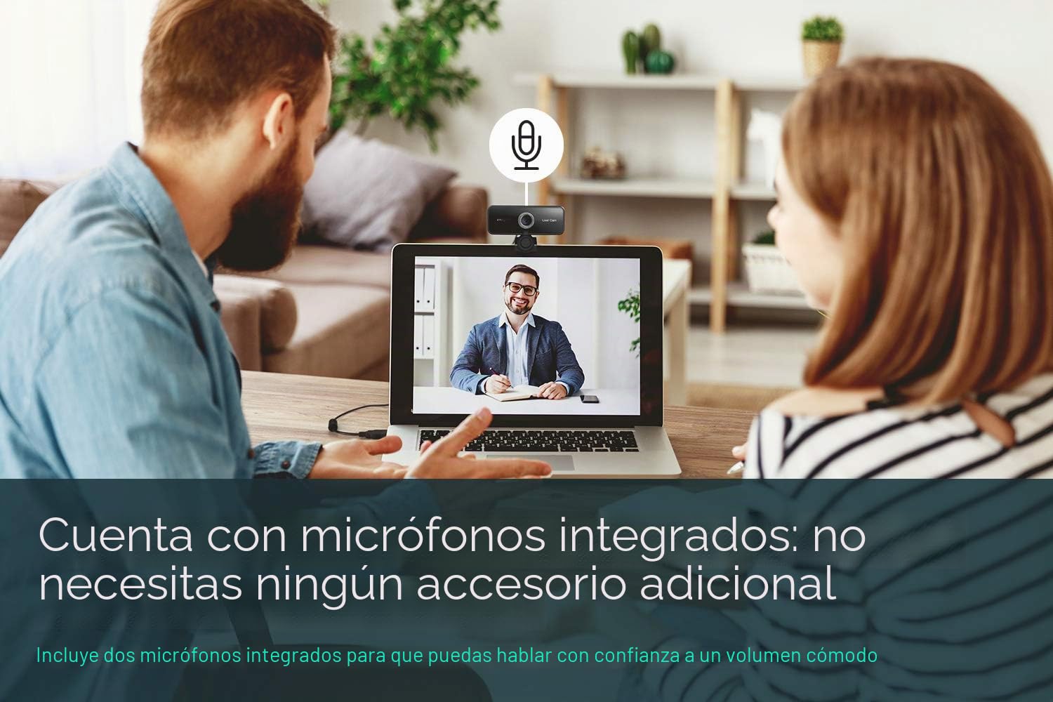 Creative Live! Cam Sync 1080p webcam USB full HD, gran angular, micro integrado, cubre-objetivo para proteger privacidad, montaje para trípode, videollamada high-res, grabación y streaming para PC/Mac