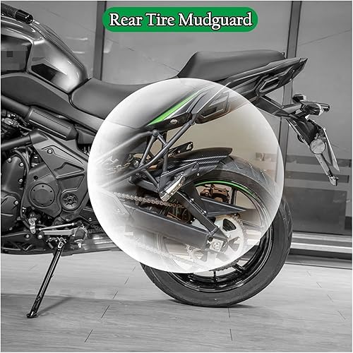 Miniatura 6 de STRNG Guardabarros trasero compatible con Kawasaki compatible con Versys650 Versys 650 cubierta de rueda para neumáticos, protector contra
