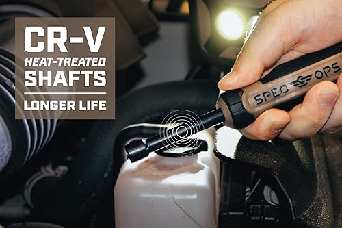 Miniatura 2 de Spec Ops Tools - Juego de destornilladores de tuercas de 7 piezas, incluye 7 destornilladores de tuerca SAE, ejes tratados térmicamente CR-V,