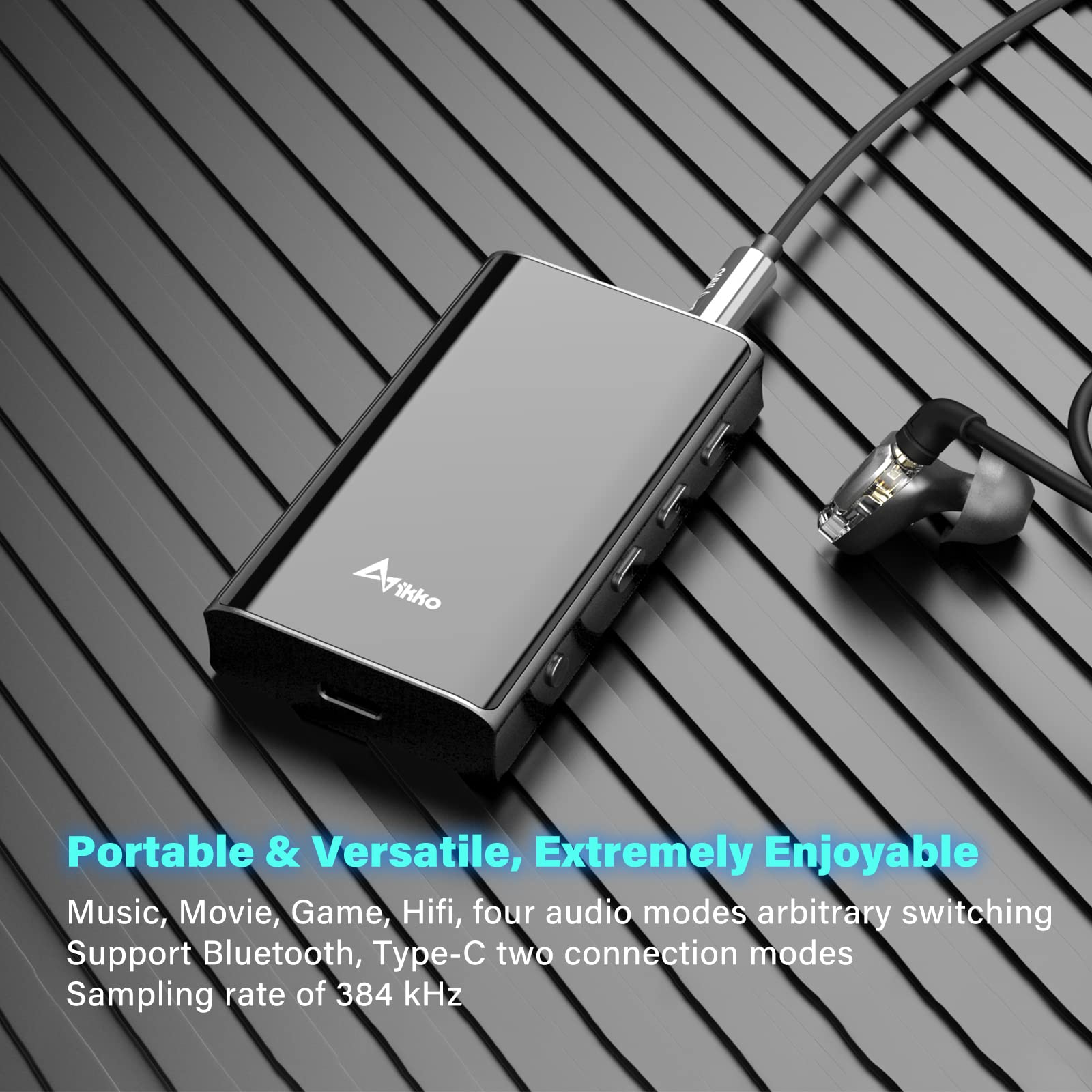 Amazon.co.jp: ikko Heimdallr ITB03 小型 DAC ワイヤレス アンプ 有線 