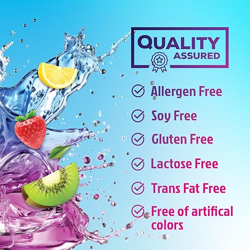 Miniatura 6 de Hydration Replenisher - Mezcla diaria de electrolitos  Polvo de hidratación para hidratación rápida con 6 electrolitos y minerales, cero azúcar,