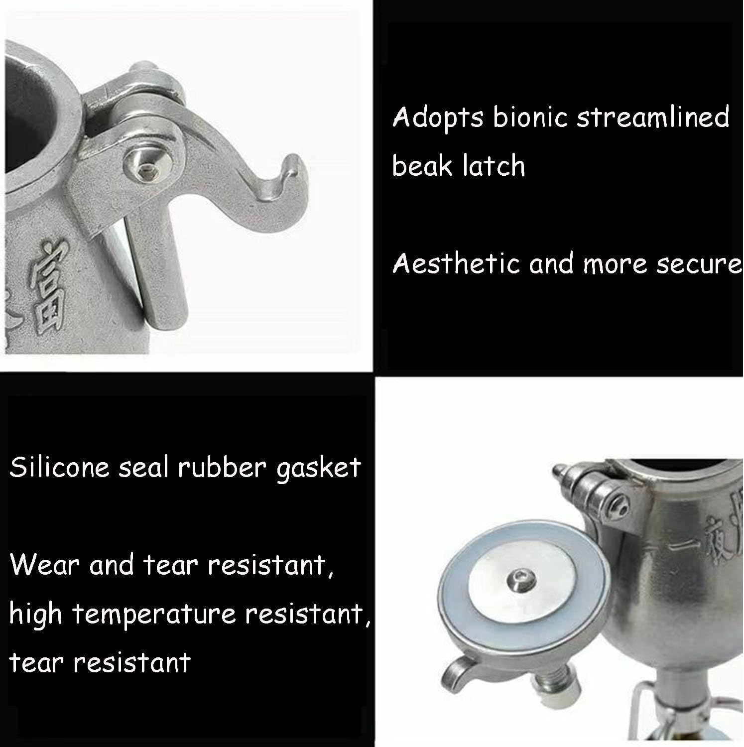 Hand Popcorn Machine, 100ml High Pressure Popcorn Maker, Chinese Traditional Old-Fashioned Pop Corn Machine, Stainless Steel Mini Hand Cannon Food Amplifier