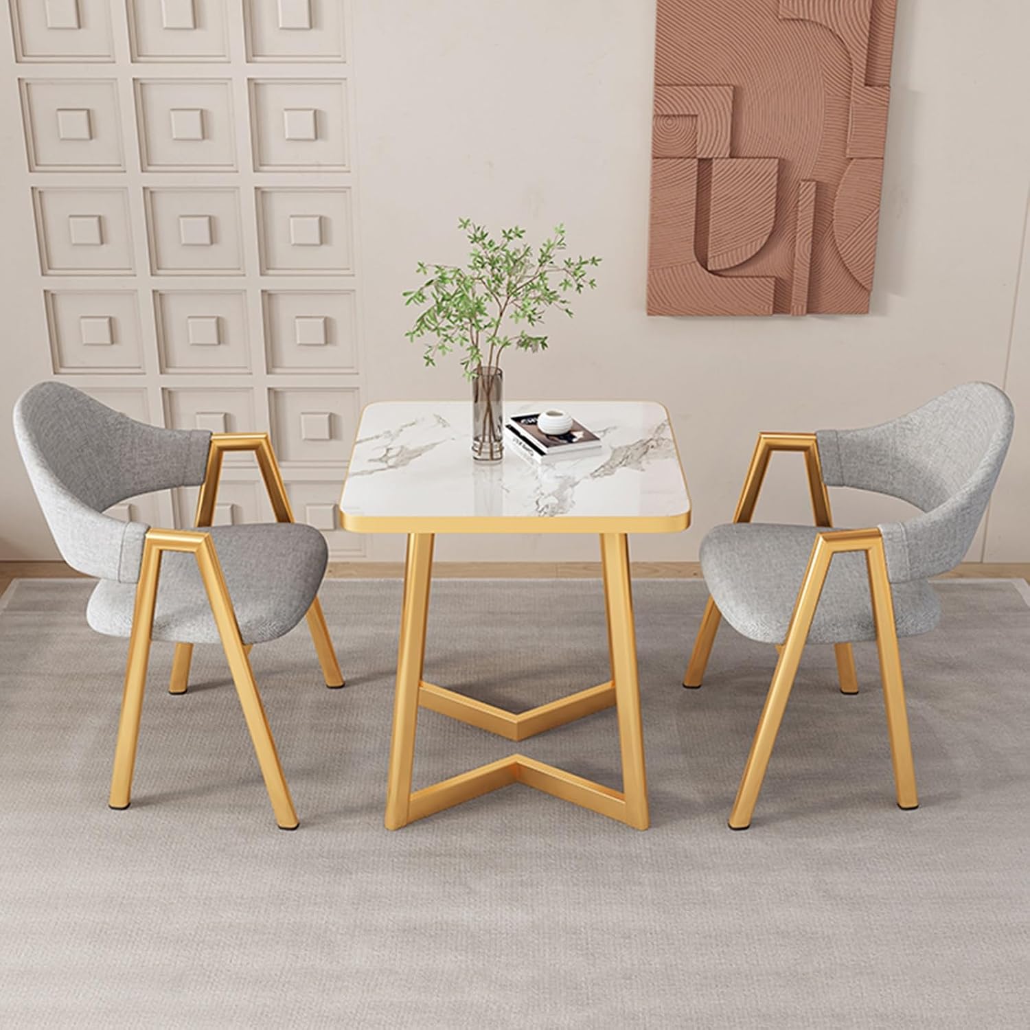 Table And Chair Combination Conference Room Tables, Office Reception Room Club Table, Reception Table And Chair Combination, Modern Table And Chair Set For Small Spaces, Apartments ( Color : B-08 , Si