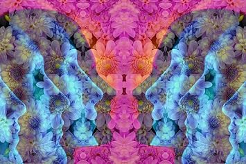 Flower Power Psychedelic LSD Drugs Trippy Cool Wall Art Print Poster 24x36