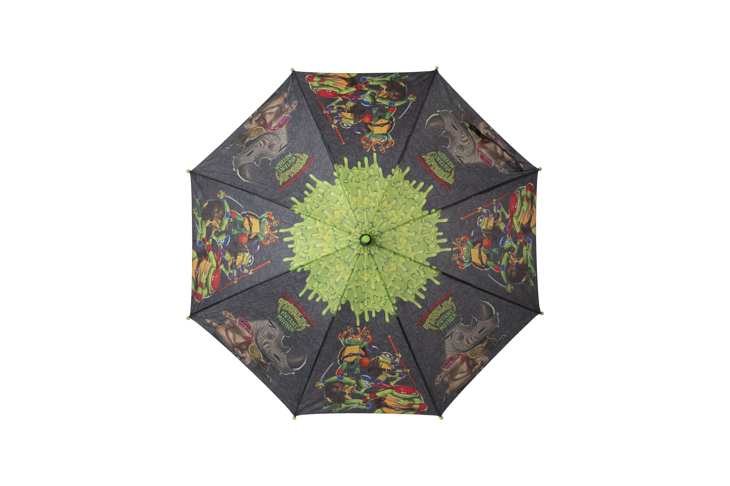 CYP BRANDNinja Turtles - Umbrella, Cadet Umbrella, 54 cm, Automatic, Multicoloured, Official Product, multicoloured