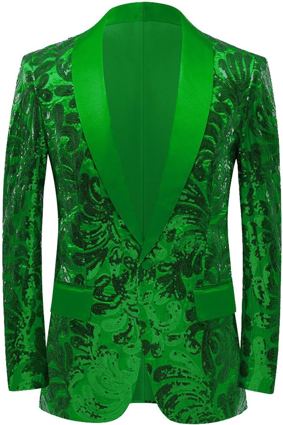 Men's Suit Blazer Slim Fit Long Sleeve Youth Loose Party Jacket