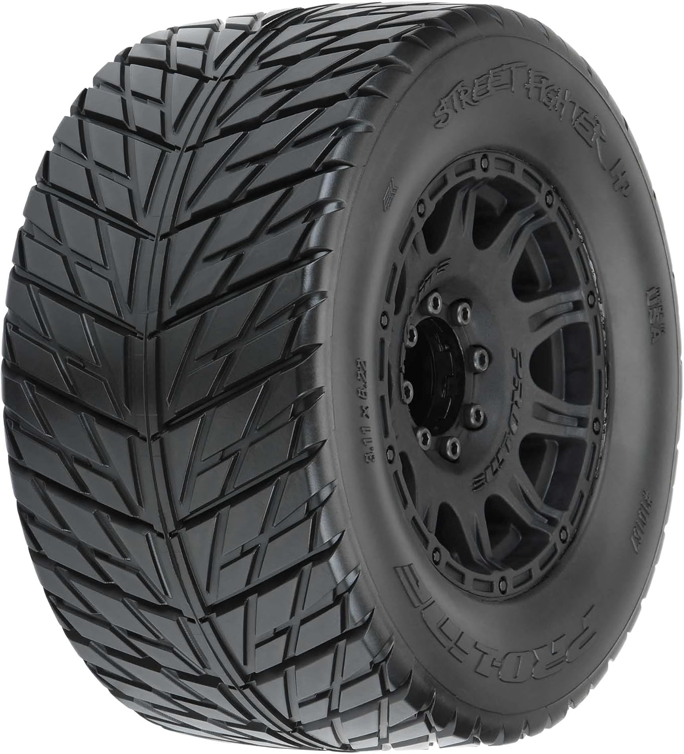 Pro-line Racing Directional - Street Fighter HP 3.8 Belted Tires MTD Raid Wheels PRO1016710 RC Tire