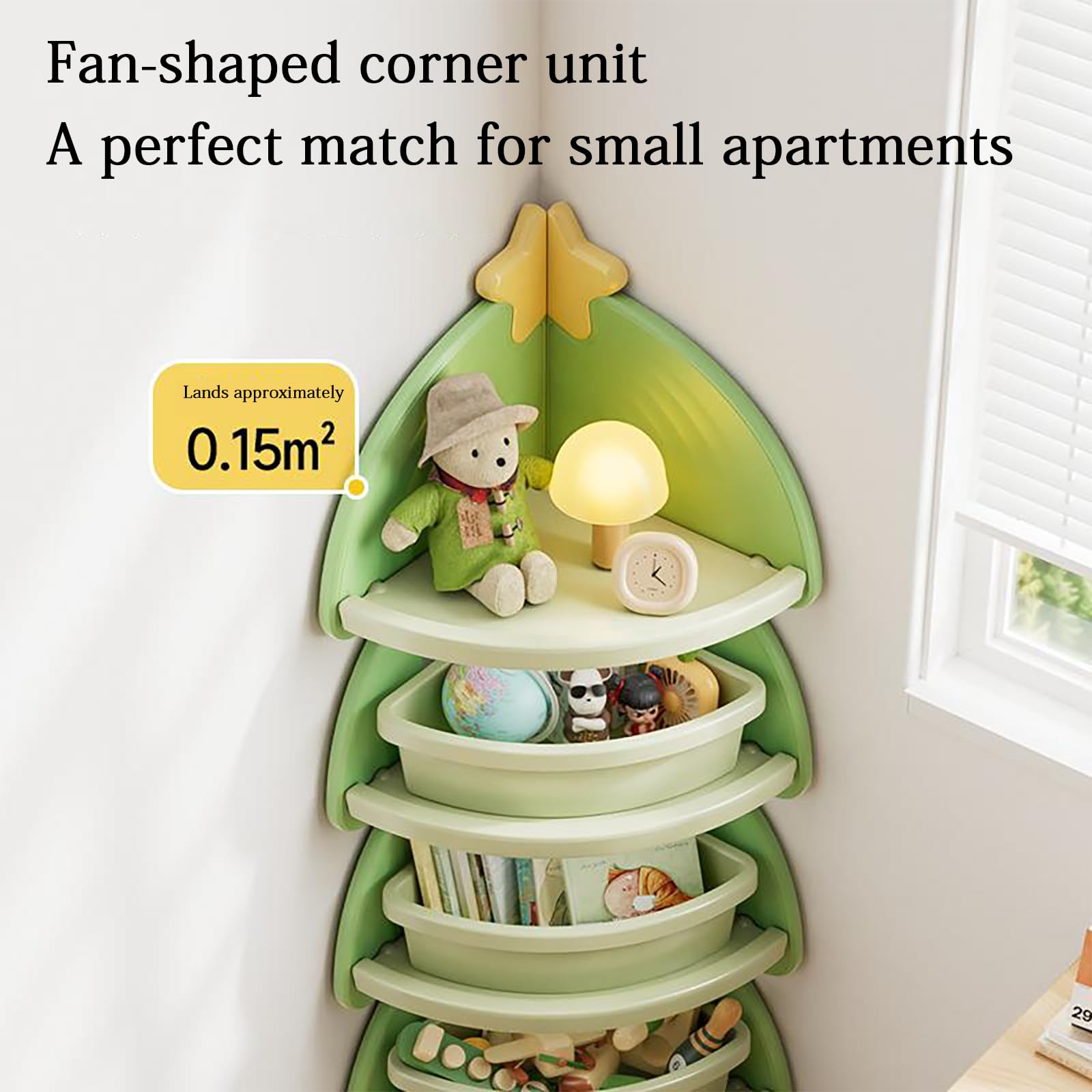 JSLJDM Kinderregal, Spielzeugregal, herausnehmbaren Aufbewahrungsboxen,Eckspind,Großes Fassungsvermögen,Regal Kinderzimmer Spielzimmer, Kinderregal White 55x120cm (with Storage Box)