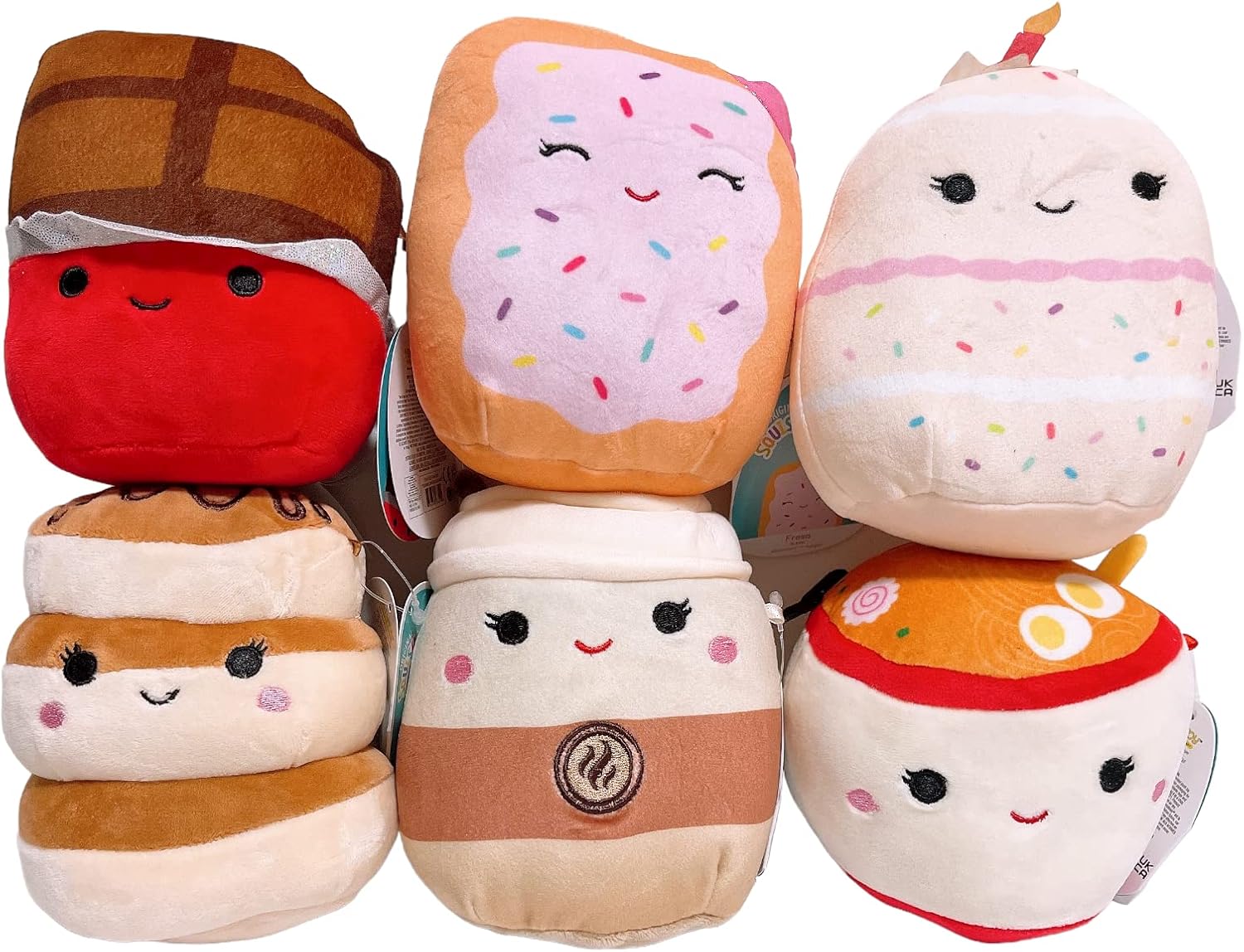 Buy Squishmallows Kellytoy Snack A Squad Set of 6 Mini 5 Plush Doll Toy