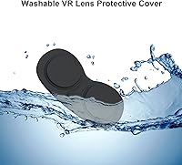 Vista 7 de SUPERUS Funda facial y cubierta para lente compatible con OculusMeta Quest 2 accesorios (negro)