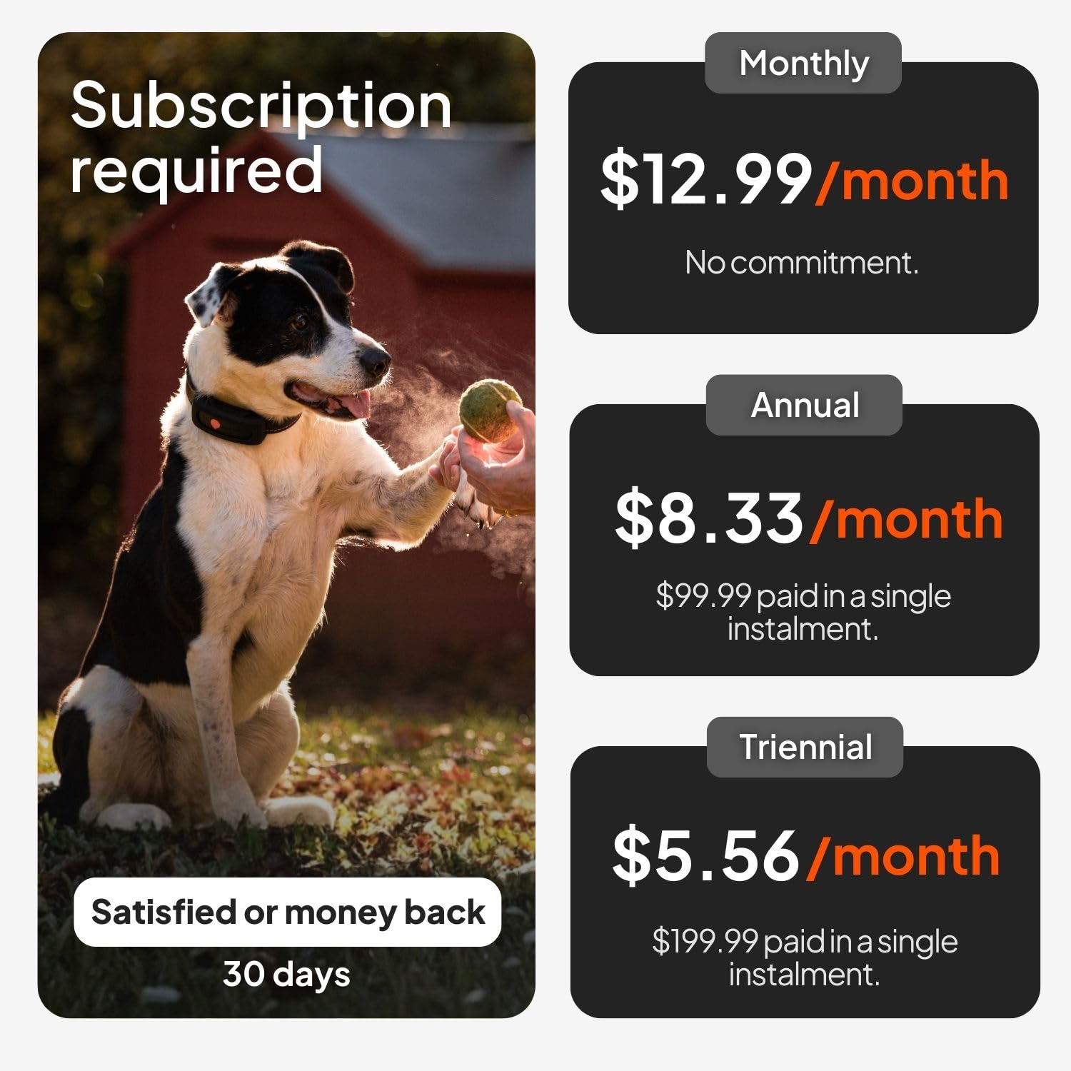 Weenect Dog XT - NEW GPS Collar for Dogs | XL Antenna | Waterproof | Ultra-Durable Integrated Julius-K9 Collar | Subscription Required - image 6