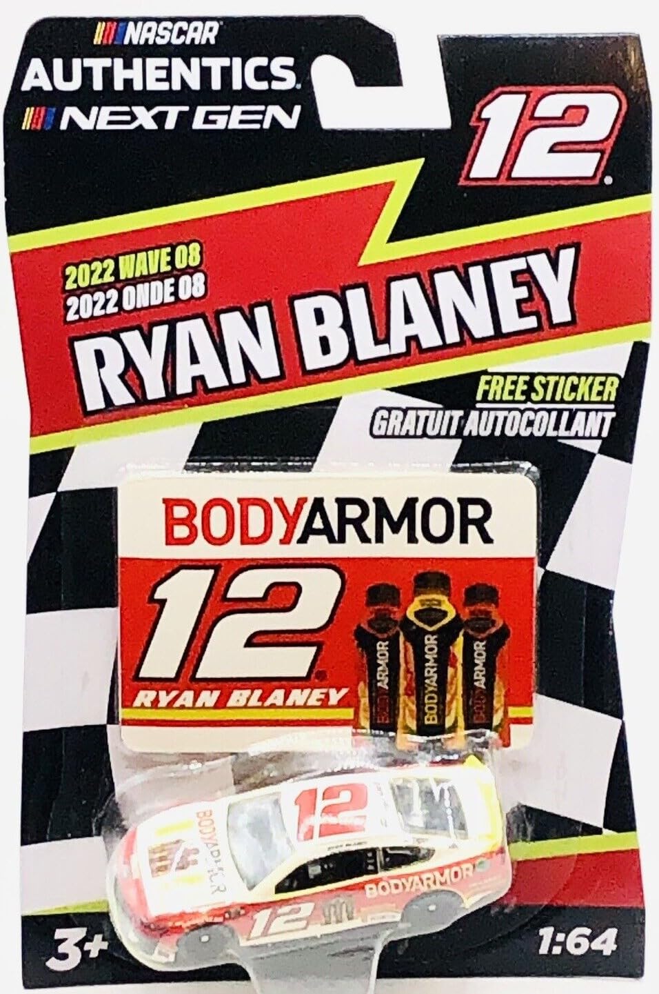 Amazon.com: Next Gen Nascar Authentics 1:64 Scale Free Sticker