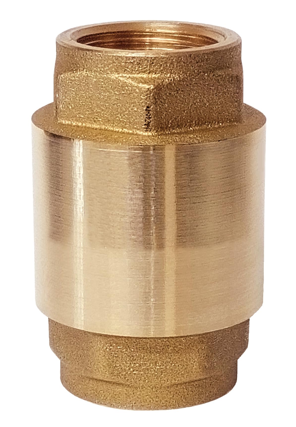 TOPRING 85.725.01 Europa in-Line Brass Check Valve for Compressed Air and Other Fluids, 3/4 in. NPT (ITAP 1000034), Pack of 1, Series 85