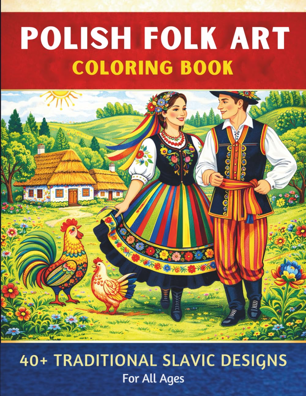 Polish Folk Art Coloring Book – Traditional Slavic Designs for Relaxation & Creativity (Explore & Color)