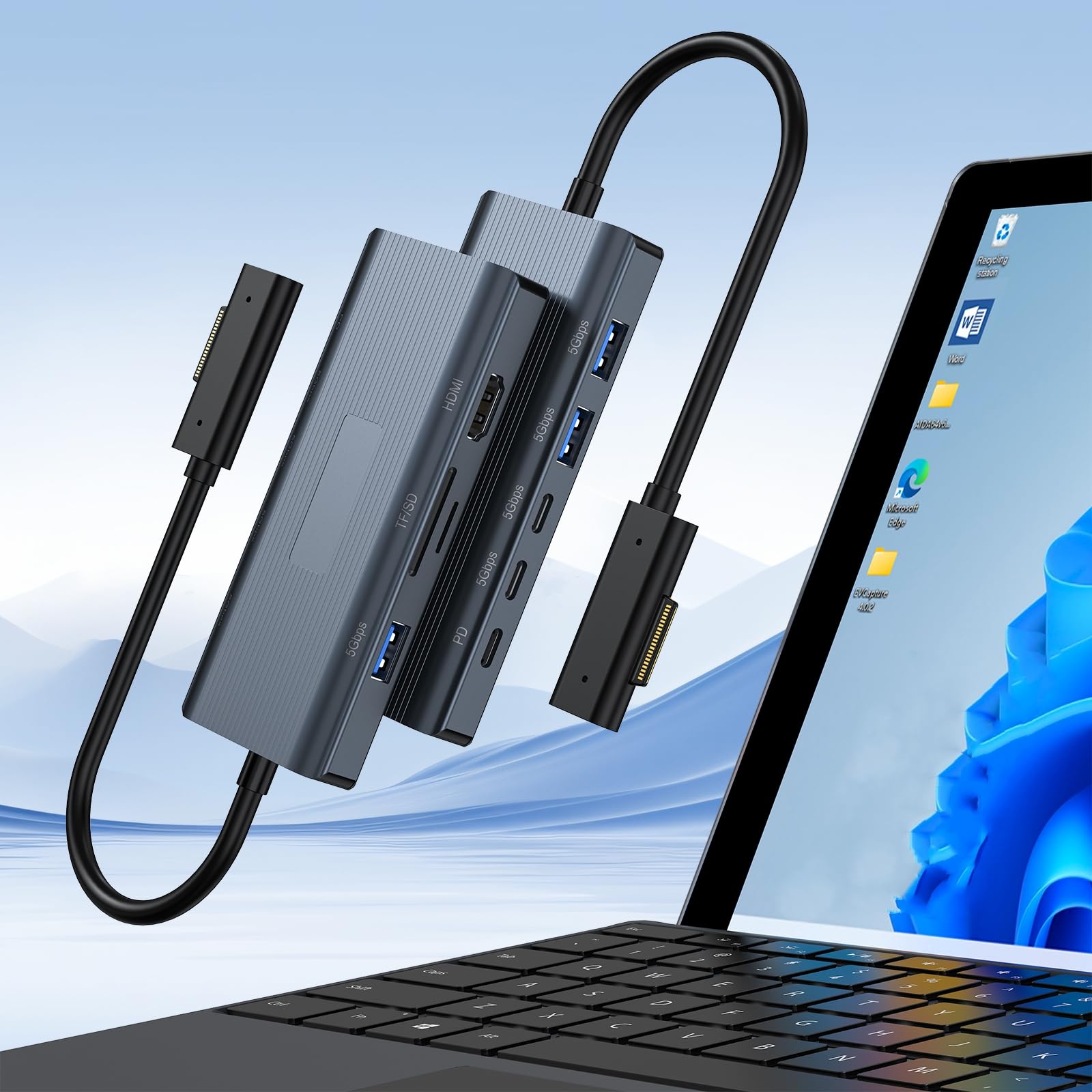 Amazon.co.jp: 2026 MS Surface Dock、11-in-1 Surface ドッキング