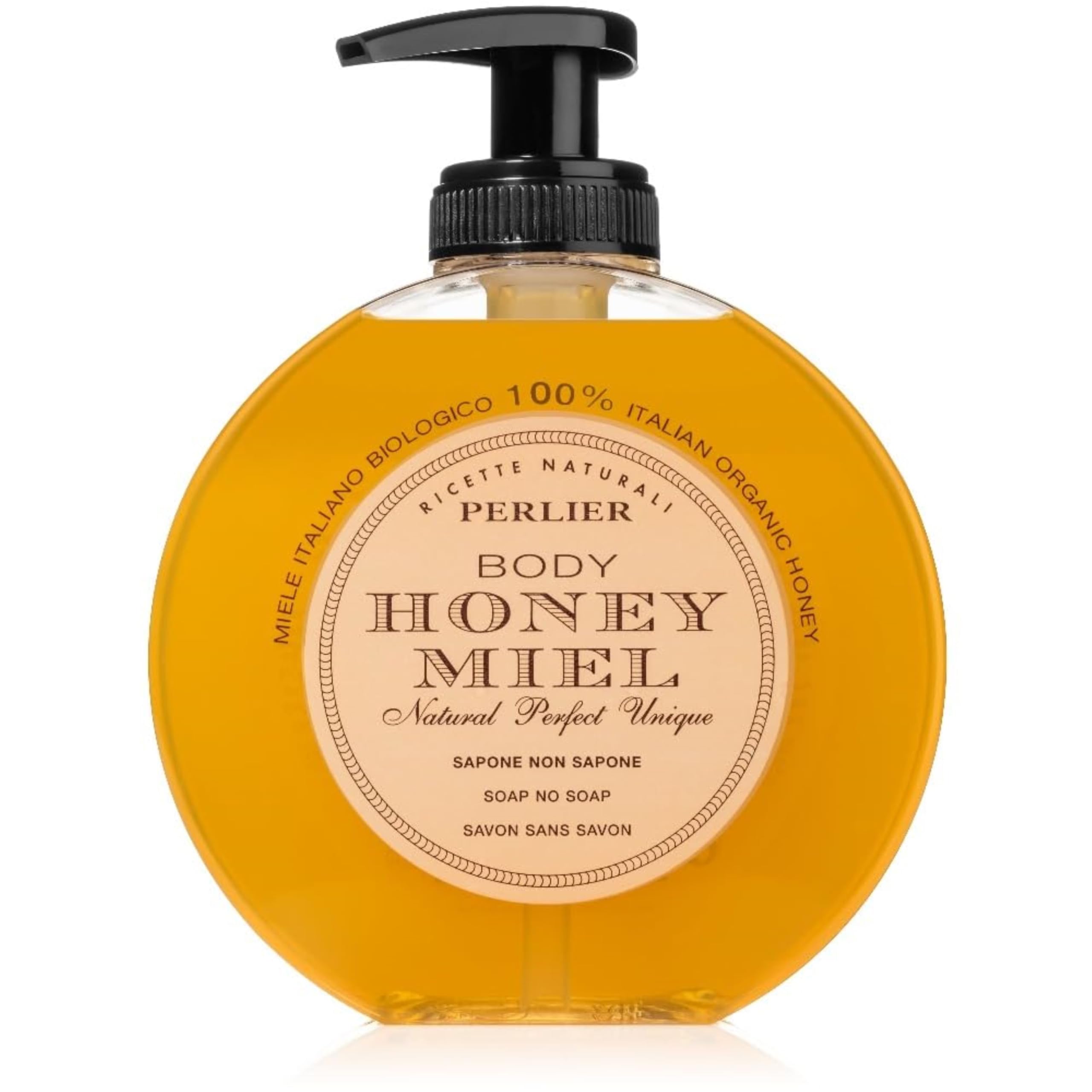 Honey Miel Delicate Liquid Soap Nourishing formula for face, hands, body - 300ml